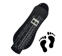 Foot measure for children UK, Shoe measure for kids uk, 23cm/9.06inch ,Accurate and Easy to Use Foot Measure Tool for Children, Perfect for Back to School Shopping and Ensuring the Perfect Fit (black)