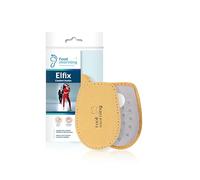 Foot Morning - Elfix Heel Pad (1 Pair) - Quality Leather Comfort Insoles for Daily Walking - Heel Cushion Pads - Comfort Insoles for Men & Women - Use in Casual Shoes & Formal Boots (2-4 UK)