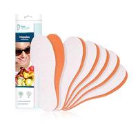 Foot Morning, Fresh Feet Happies, Foot Odour Insoles, Odour Absorbing Orange-Scented Shoe Inserts Comfort Inserts for Men & Women, Viscose Fibres & Latex Foam for Ultimate Sweat Absorption (5 UK)
