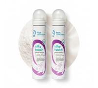 Foot Morning Silky Touch Anti Friction Foot Spray - Invisible Sock Spray for Shoes Without Socks, Silky Smooth Feet, Helps Neutralise Foot Odour, Eases Tights & Hosiery - 2 x 100 ml (2x 3.38 fl oz)