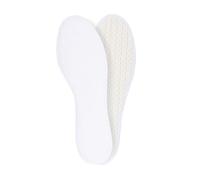 Foot Morning - Summer Barefoot Insoles - Fluffy Terry Cloth, Latex & Charcoal Odour Absorbing Shoe Inserts - Comfort Inserts for Men & Women - Hand-Washable Lemon-Scented Foot Odour Insoles (6 UK)