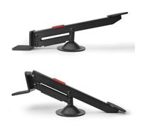 Foot-Operated Door Lifter for Cabinet & Interior Doors - Steel Construction, Hands- Installation Jig, Compact 330 x 55 mm Design(B)