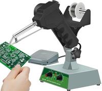 Foot-Operated Soldering Machine, Electric Automatic Solder Feeding Iron Station, for Circuit Board Electronics Repair