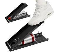 Foot Operated with Stopper Bar Can Crusher for Recycling Heavy-Duty 16oz Can Plastic Bottle Smasher Freestanding Can Compactor with Easy Storage for Soda Beer Garage Kitchen (Upgraded)