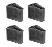 Foot Pad Replacement - 4x Non Slip Rubber Pads | Heavy Duty Replacement Parts for Electric Work Stairs Window Cleaning Cutting Degl