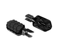 Foot Pedal Aluminum Adjustable Foot Peg Rest For BMW R1200GS 2004-2012 2011 2010 2009 One Set Footrest With Cover Motorbike FootRest FootPegs(Black- Silver)