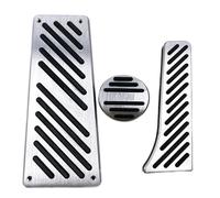 Foot Pedal Covers For Smart For Fortwo Elf 2009-2014 Car Accessory Accelerator Gas Brake Foot Rest Pedal Pad Pedals Non-Drilling Pedalsv(3pcs)