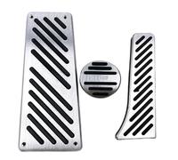 Foot Pedal Covers For Smart For Fortwo For Elf 2009-2014 Car Accessory Accelerator Gas Brake Foot Rest Pedal Pad Pedals Non-Drilling(3pcs)