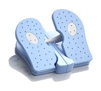 Foot Pedal Exerciser Quiet, Foldable Under Desk Stepper Exerciser Leg Exerciser While Sitting, Mini Stair Stepper Under Desk Pedal Exerciser Folding Foot Peddle at Office Home (Blue)