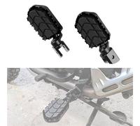 Foot Pedal For BMW R1150GS 1999-2003 2002 2001 2000 One Set Footrest With Cover Motorbike FootRest FootPegs Aluminum Adjustable Foot Peg Restgs(Black- Silver)