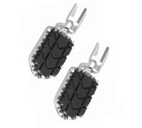 Foot Pedal For BMW R1150GS 1999-2003 2002 2001 2000 One Set Footrest With Cover Motorbike FootRest FootPegs Aluminum Adjustable Foot Peg Restgs(Silver)