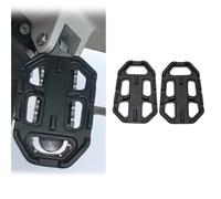 Foot Pedal Motorbike Floorboard Wide Foot Pegs Pedals Rest Footpegs For BMW R1200GS / ADV 2013-2018 2017 2016 2015 2014(Black- Silver)