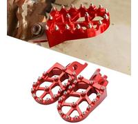 Foot Pedal Motorbike Footpegs For H-ONDA CR 125R 250R 2002-2007 2006 2005 2004 2003 Rest Foot Pegs Rests Pedals Accessories(Black- Silver)