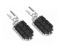 Foot Pedal One Set Footrest With Cover Motorbike FootRest FootPegs Aluminum Adjustable Foot Peg Rest For BMW F650GS 2008-2024 2023 2022 2021 2020(Silver)