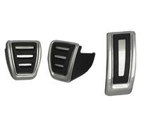 Foot Pedal Pad Covers For Skoda For KAMIQ For Combi For SCALA For Octavia For Rapid For Superb For Karoq 2017 2018 2019 2020 Stainless Steel Pedal Cover Gas Brake Pedals(MT)