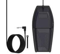 Foot Pedal Professional Sustains Pedal For Electronic Keyboards Devices Polarity Reversible Design Extended Cord Nonslip Pedal For Digital Pianos