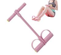Foot Pedal Resistance Band - 4 Tubes Elastic Sit Up Pull Rope, Multifunction Resistance Training | Pull Rope Fitness Pedal Exerciser | Pedall Ankle Puller For Arms, Legs, Abdomen And Core
