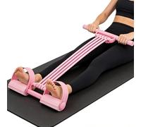 Foot Pedal Resistance Band - Abdominal Trainer Tool, Multifunction Elastic Pull Rope | Yoga Tension String Waist Arm Stretching for Stomach Slimming Exercise, Youth Teens Home Gym