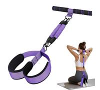 Foot Pedal Resistance Band | Exercise Elastic Leg Strap | Resistance Foot Pedal with Handle,for Workout Training Fitness Home Gym Yoga Stretching Body