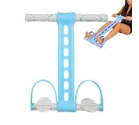 Foot Pedal Resistance Band | Multifunctional Elastic Training Device - Resistance Device with Metal Tube and Pedal | For Strength Training Exercise Muscle Building Fitness Home Training Yoga for Women