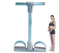 Foot Pedal Resistance Band, Pedal Resistance Band, Elastic 6 Tube Yoga Belt Pedal Puller, LED Display Tension Rope, Multifunctional Fitness Equipment for Stretching Graduation Training