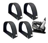 Foot Pedal Resistance Band | Under Desk Elliptical Pedal Band - Non-Slip Sports Accessories for Fitness Bike Cycling Home Seniors Women Men Adults Cyclists Physical Indoor