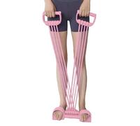 Foot Pedal resistanceband| 8-Tube Adjustable Multifunctional Latex bandWith Handle | Experience Versatile Home Workout Equipment Designed To Elevate Your Fitness Routine. This 8-tube Multifunctiona