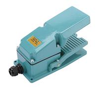 Foot Pedal Switch, Foot Switch, TFS-302 Nonslip Aluminum Shell Electric Momentary Foot Pedal Switch AC 250V 15A