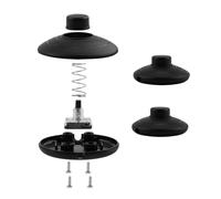 Foot Pedal Switches for Floor Lamps 2pcs- Round Spring-Loaded ON/OFF Push Button Switch, CE Certified Replacement Foot Control for Lamps, Fans & Small Appliances (70mm Base, 5mm Cable Hole)