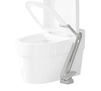 Foot Pedal Toilet Lid Lifter, HandsFree Seat Opener, Hygienic No-Touch Design, Easy Installation, Bathroom Accessory for Home, Offices, Restaurant, 12x12x53cm White