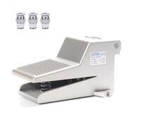 Foot pedal valve 5/2 way AirTac 4F210-08L With Lock 1/4 PT Pneumatic Air Acting Type Controlled By Foot Switch Rubber Anti-slip 2 Position 5 Way