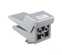 Foot Pedal Valve Pneumatic Air 2 Position Switch with 1/4 PT Thread Momentary Function Nonslip Metal Build for Equipment (4F210-08L)