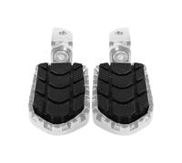 Foot Pedals Fit For Harley 1250 FXFB Fat Bob FLDE Deluxe 107 Motorcycle Footrest Adjustable Foot Peg Pedals(Silver With Cover)
