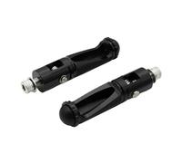 Foot Pedals For Aprilia RSV4 RSV4RF 2009-2016 Motorcycle Folding Footrests Footpeg Peg Aluminum CNC Universal Rear Pedals Rearset Set Motorcycle Footrest(Black)