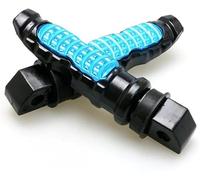 Foot Pedals Rest For touring For Sportsterfor Rear For Footrest Pedal for moto Repose Pied 8MM Universal(Blue)