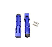 Foot Pedals Rests 8mm Universal Pedals Folding Footrest Foot Peg Compatible Fit For Motorcycles Motorcycle Foot Peg Kit(Blue)