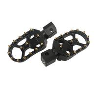 Foot Pedals Rests For Indian Scout For Bobber For Twenty Sixty For ABS Motorcycle Front Footrest 360 Degree Adjustable Foot Pegs Rotatable FootPegs Rest(Black Gold)