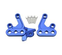 Foot Pedals Rests Motocross CNC Foot Pegs Fixing Bracket Rests Pedal Mount Support Bracket Fit For Surron Light Bee X S Fit For Segway X160 X260 Non-slip Foot Rest Pegs Pedals(Blue Left Right)