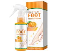 Foot Peel Callus Removal Spray With Orange Oil for Cracked Rough Heels & Dry Toe Skin - Elbow, Leg, Shoulder, Back, Knee Use