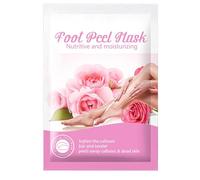 Foot Peel Mask - 1 Pair | Removes Hard Dead Skin, Calluses & Cracked Heels| Roses Fomular Serum | Exfoliating, Smooth Feet | Foot Spa, Moisturising Socks