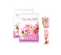 Foot Peel Mask,Feet Exfoliating Mask for Hard Skin,Plantifique Foot Peel Mask,Moisturizing Socks,Footskin Care for Callus,Restoring Cracked Heel Dead,Dry,Hard Skin,Baby Soft Smooth Touch (2pcs)