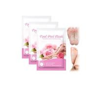 Foot Peel Mask,Feet Exfoliating Mask for Hard Skin,Plantifique Foot Peel Mask,Moisturizing Socks,Footskin Care for Callus,Restoring Cracked Heel Dead,Dry,Hard Skin,Baby Soft Smooth Touch (3pcs)