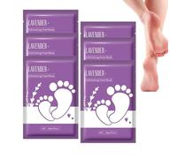Foot Peel Mask - Foot Mask for Baby Soft Skin - Spa-Grade Dead Skin Removal for Cracked Heels & Calluses (Lavender Relaxation) (6Pcs)