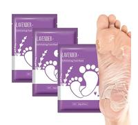 Foot Peel Mask, Socks to Hydrate Dry Peeling Feet, Exfoliator Foot Peel Off Calluses Dead Skin Callus Remover, Soft Cracked Skin Feet Spa, Regular Size, Lavender Scented (3 pair)