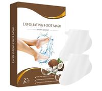 Foot Peel Masks, Foot Exfoliator Peeling Masque, Peeling Socks, Dead Skin Remover, Deep Peel Formula Softening Callus Treatments, 2Pair, For Men Women Travel Bedtime Routine Home Post-Workout Recovery