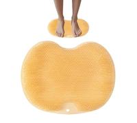 Foot peeling mat, silicone back cleaning pad, foot scrubber for the shower, for travel, bathtub, bathroom, spa, home fitness and daily use