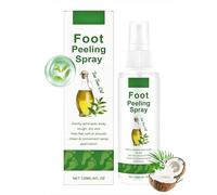 Foot Peeling Spray,Instant Exfoliating Foot Spray with Tea Tree Oil,Callus Remover for Cracked Heels&Dead Skin,Moisturising Treatment for Dry Rough Feet,Smooth Soft Feet Care for Women&Men