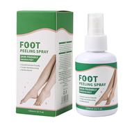 Foot Peeling Spray,Instant Foot Peeling Spray - Instantly Remove Dead Skin,Exfoliate & Hydrate Rough Feet,120ml for Daily,Travel,Gym,Fights Dry Cracked Heels,Reveals Smooth Nourished Skin (1PCS)