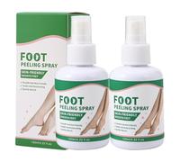 Foot Peeling Spray,Instant Foot Peeling Spray - Instantly Remove Dead Skin,Exfoliate & Hydrate Rough Feet,120ml for Daily,Travel,Gym,Fights Dry Cracked Heels,Reveals Smooth Nourished Skin (2PCS)