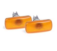 Foot Peg Brackets Car Side Marker Light Turn Signal Lamp For Jeep For Chrysler For Compass For Commander Partiot Liberty 4806224AE 04806224AA 04806224AB Foot Pedals Rests(2x Yellow shell)